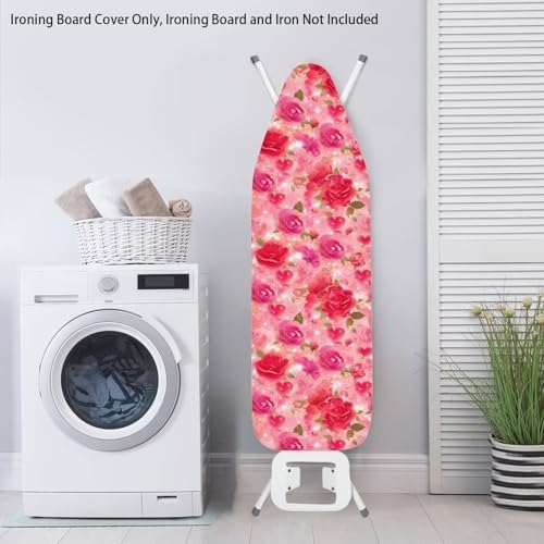 Rose Design Extra Thick Ironing Board Covers - Image 3