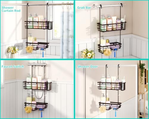 HapiRm Hanging Shower Caddy Organizer - Image 4