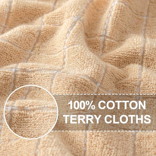 Homaxy 100% Cotton Terry Kitchen Towels, 8 Pack - Image 2