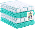 Kitinjoy Premium Kitchen Towels, Large 100% Cotton Terry 390 GSM Kitchen Hand by Kitinjoy