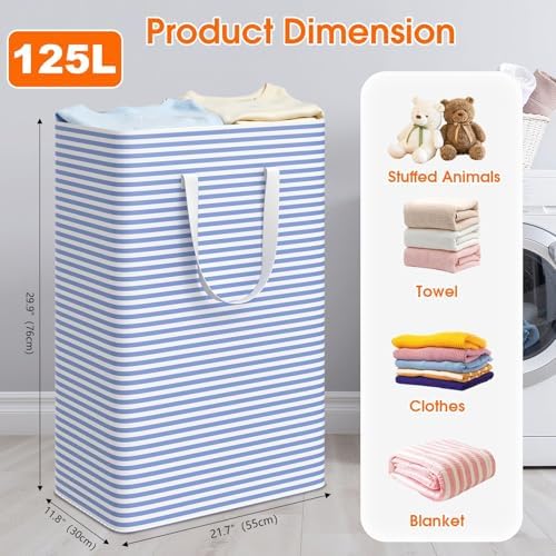 3-Pack Laundry Basket, Collapsible Laundry Hampers - Image 2