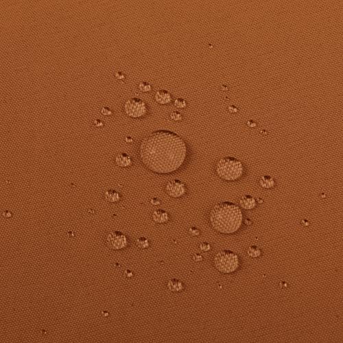 ALYVIA SPRING Waterproof Fabric Shower Curtain or Liner Cream/Orange - Image 5