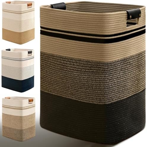 Laundry Hamper, 95L Tall Laundry Basket by Degeyoyo