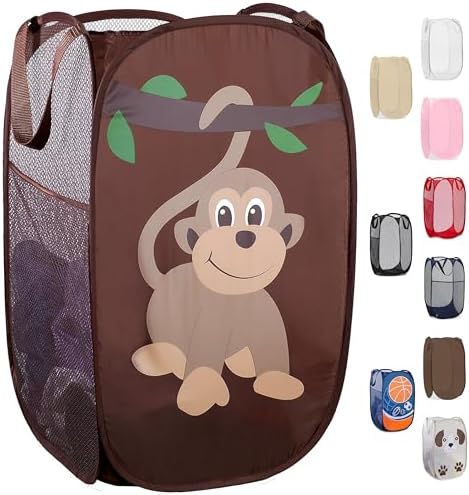 Handy Laundry Collapsible Mesh Pop Up Laundry Hamper 14 x 13 x 24 in by Handy+Laundry
