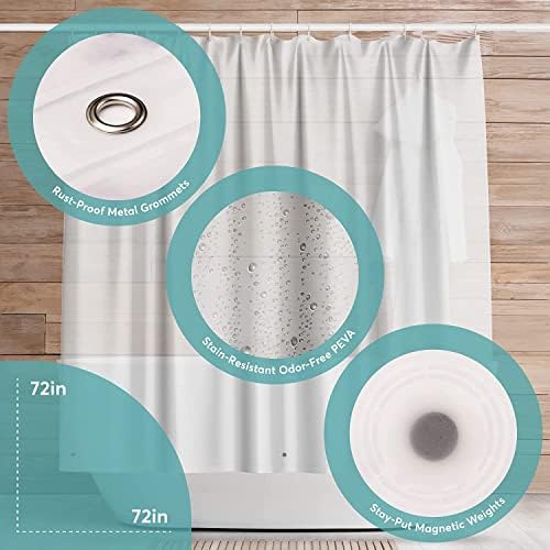 BigFoot Shower Curtain – 72 x 72 Fabric Premium Shower Curtain - Image 3