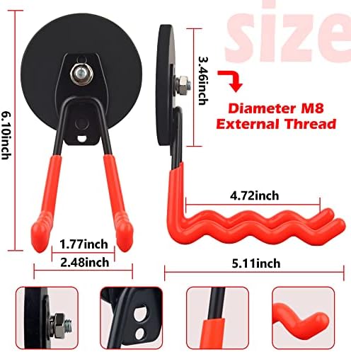 ULIBERMAGNET Heavy Duty Large Magnet Hooks, Strong Magnetic Wave Hook - Image 3