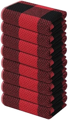 Mordimy Cotton Waffle Kitchen Towels, 8 Pack by Mordimy