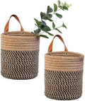 2pack Small Hanging Baskets-Cotton Rope Wall Basket by RUIZHIXUAN
