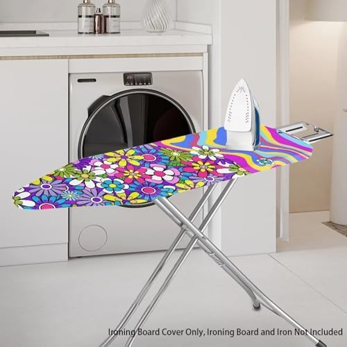 Hippie Floral Standard Ironing Board Cover Heat Reflective Ironing Mat - Image 2