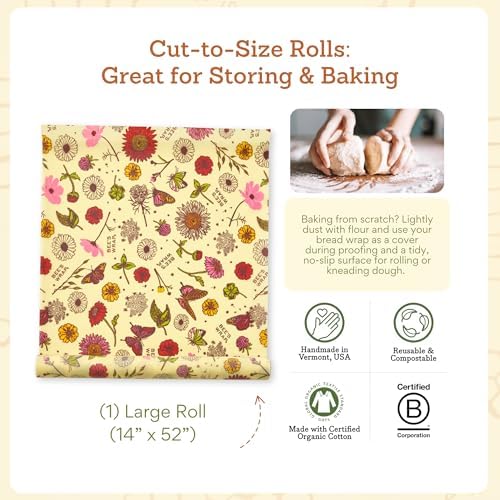 Bee's Wrap Beeswax Wrap Roll, 14 x 52 in - Image 5