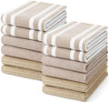 Homaxy Cotton 380 GSM Premium Kitchen Towels, 12 Pack by Homaxy
