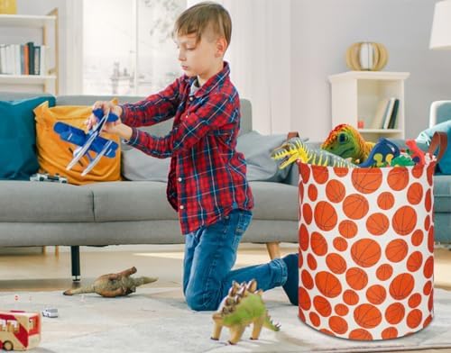 NTAOHAMPER Kids Laundry Hamper, Baseball laundry Basket, Baby Boy Nursery Hamper - Image 4