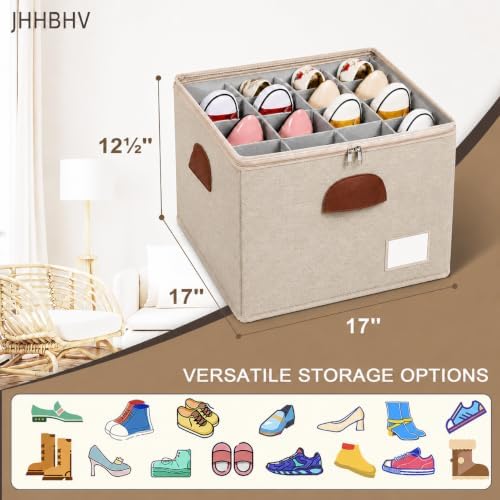 2 Pack Shoe Organizer for Closet - Image 2
