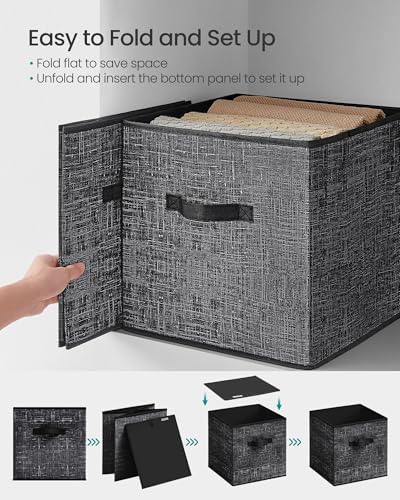 SONGMICS Storage Cubes, 13-Inch Foldable Closet Organizers - Image 6