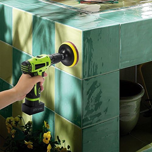 Kichwit 4 Inch Drill Power Brush Tile Scrubber Scouring Pads Cleaning Kit - Image 7