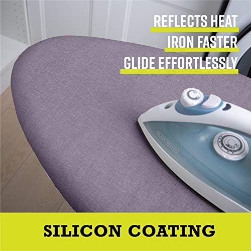 Simplify Ironing Board Cover and Pad | Silicone Coated | Scorch Resistant | - Image 5