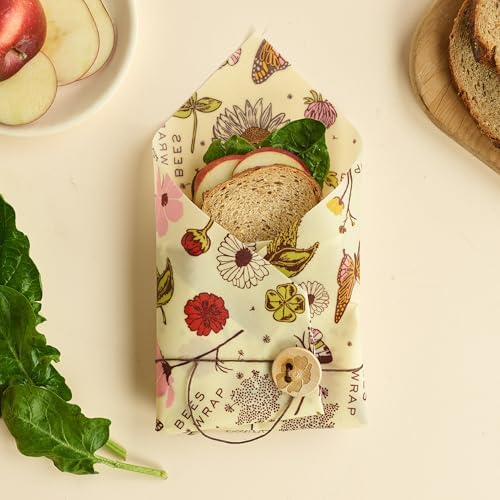 Bee's Wrap Beeswax Food Wraps, 3 Medium Pack - Image 3