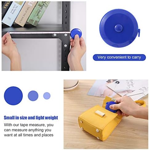 Tape Measures Retractable, Fabric Measuring Tape, 60 Inch Small Sewing Tape - Image 6