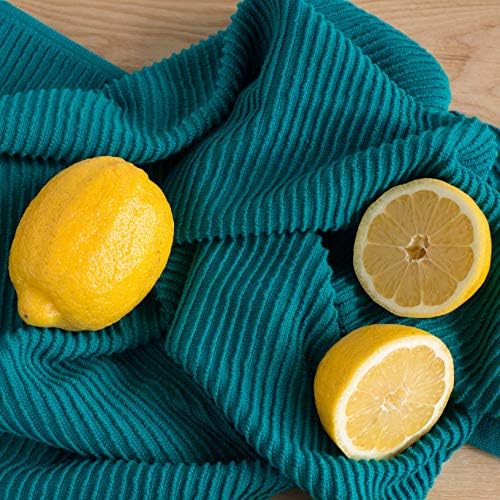 Now Designs Ripple Kitchen Towel, Peacock Green - Image 6