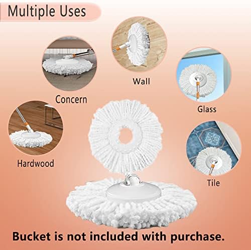 Standard Size 6-Pack Spin Mop Refills Replacement - Image 2