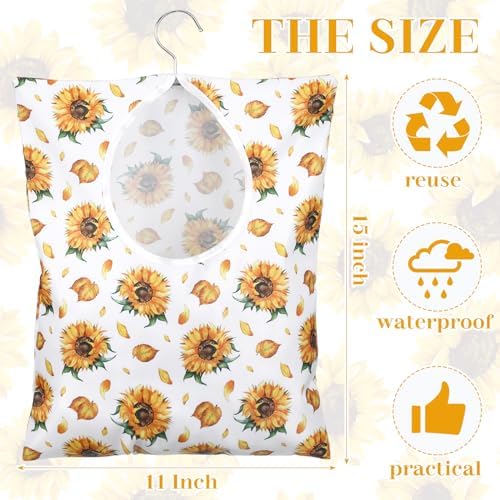 Woanger 2 Pcs Clothes Pin Bag 15 X 11 In Clothespin Holder - Image 2