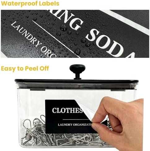 3 Pack Laundry Pods Container Plastic Dryer Sheet Container - Image 5