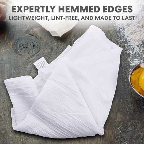 Simpli-Magic Flour Sack Kitchen Towels 24"x24" – 100% Cotton, High Absorbent - Image 5