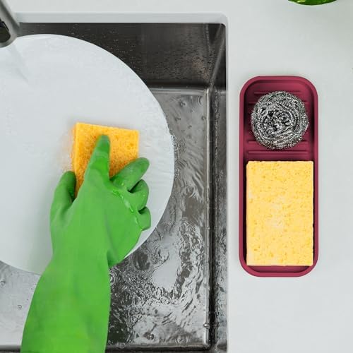 Zulay Kitchen Silicone Sponge Holder - Image 3