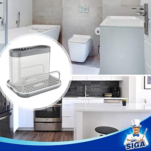 MR.SIGA Sink Caddy, Kitchen Sink Organizer Sponge Holder - Image 7