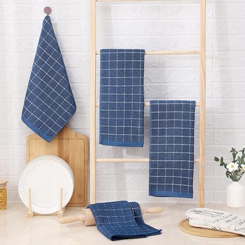 Homaxy 100% Cotton Terry Kitchen Towels, 7 Pack - Image 6