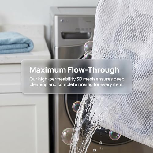Mesh Laundry Bags 3-Pack for Delicates, Large/Medium/Small - Image 7