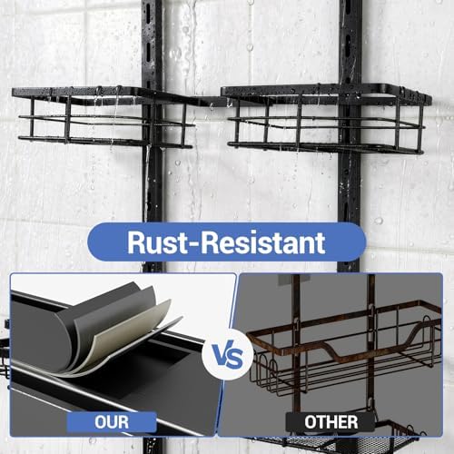 Extra Large Shower Caddy Hanging, Rust-Resistant Shower Organizer Hanging - Image 5