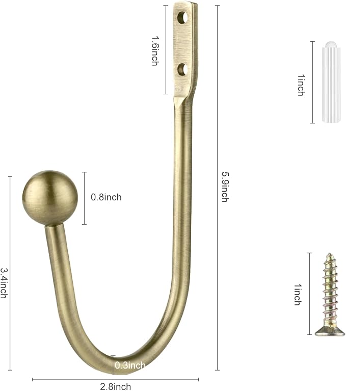 Curtain Holdback Tieback, Curtain Holdbacks Tiebacks Retro Window Decoration - Image 2