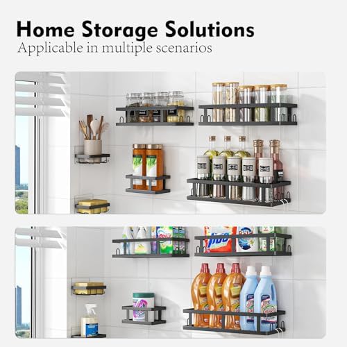 Youvip Black Shower Caddy, 6 Pack - Image 6