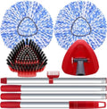 2 Pack Spin Mop Heads Replacement Compatible by Fatmass