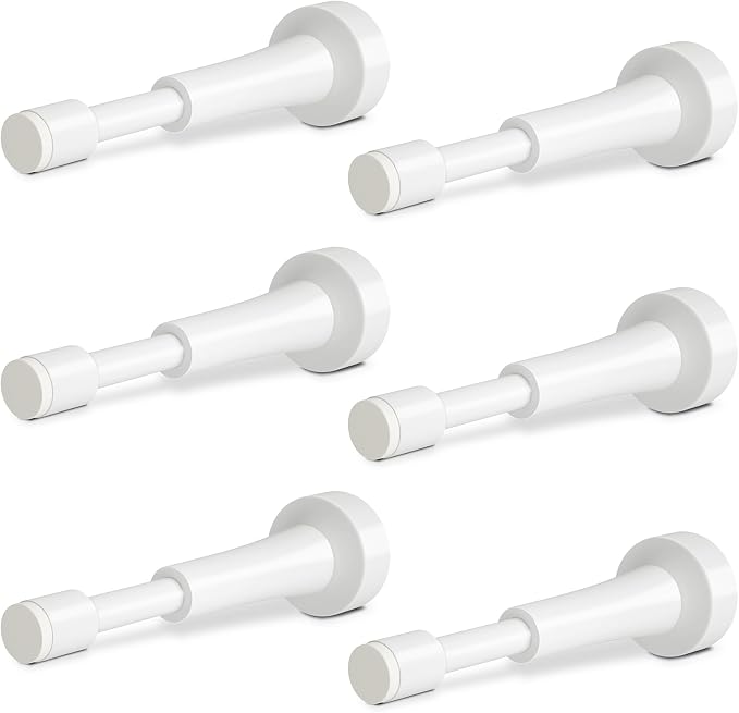 6PCS Spring Door Stoppers for Wall by brieieziy