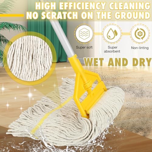 VOUBIEN Commercial Mop Industrial Cotton Mop - Image 2