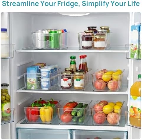 Vtopmart 8pcs Clear Storage Bins - Image 3