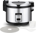 CUCKOO Commercial Rice Cooker & Warmer, Extra Large Rice Cooker 30-Cup Uncooked / 60-Cup Cooked, Professional Industrial Grain Cooker with Large Capacity, Easy One-Touch Operation, Silver (CR-3055)