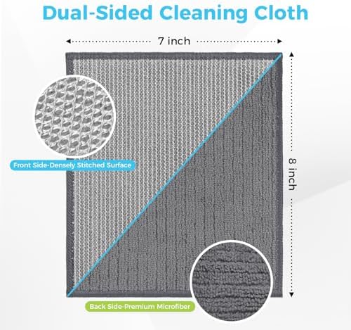 AIDEA Non Scratch Wire Dishcloth 24PK, Dish Cloths - Image 2