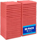 Orighty Microfiber Cleaning Cloth Bulk, 50 Pack Shop Towels 12x12 Inch by AllRightinOrighty