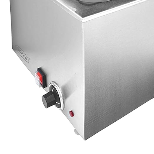 Zica ZCK165A Commercial Stainless Steel Electrical Bain Marie Buffet Food Warmer Steam Table for Catering and Restaurants, ETL Certified