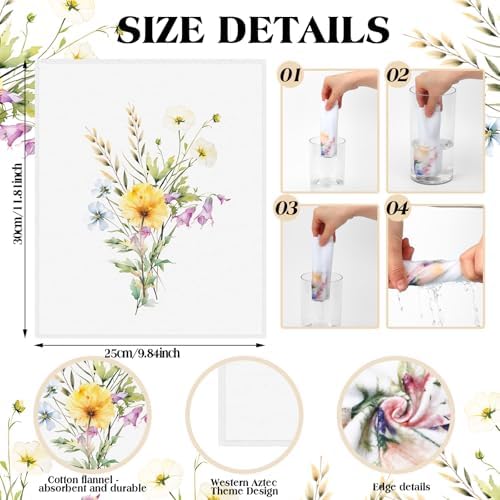 36 Pack Reusable Cloth Kitchen Paper Towels, Christian Style - Image 3