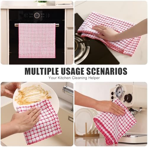 Mordimy Premium Cotton Kitchen Towels 16"x 25", 8 Pack - Image 5
