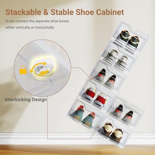 BROVIEW XX-Large Shoe Sneaker Storage Boxes - Image 4
