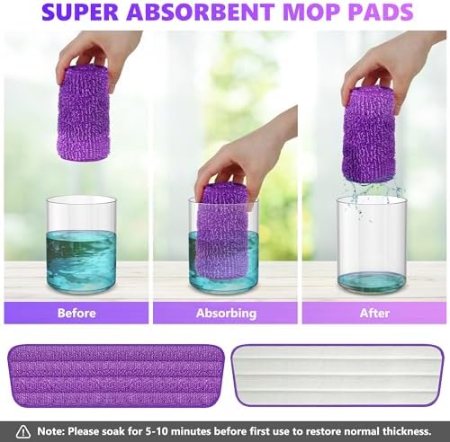 3 Pack Reusable Mop Pads Compatible - Image 6