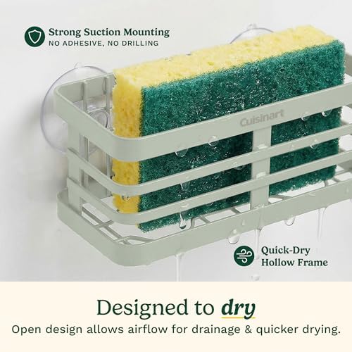 Cuisinart Sink Drain Strainer & Suction Cup Sponge Holder, 2-Piece Set - Image 4