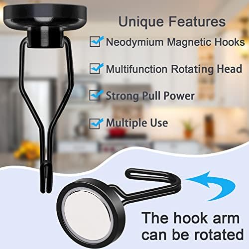Magnetic Hooks Cruise 40LBS Heavy Duty Magnet Hooks - Image 6