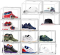 12 Pack Drop-Front Clear Acrylic Shoe Organizer, Fits Shoe Box Size 13 by Unknown