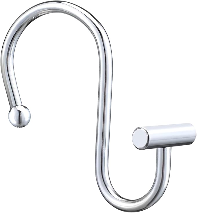 Gracelife Shower Curtain Hooks, T-Bar Decorative Hooks Hangers by Gracelife